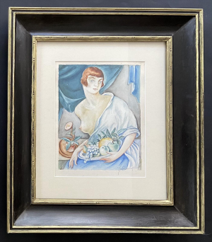 František Podešva - Dívka v drapérii