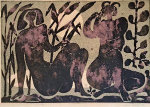Josef Liesler - Faun a nymfa