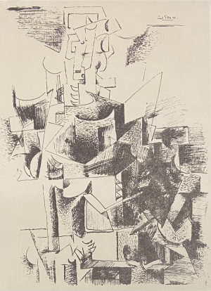 Emil Filla - Kubistická postava muže