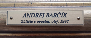 Barčík Andrej - Zátišie s ovocím 1947 (publikované)