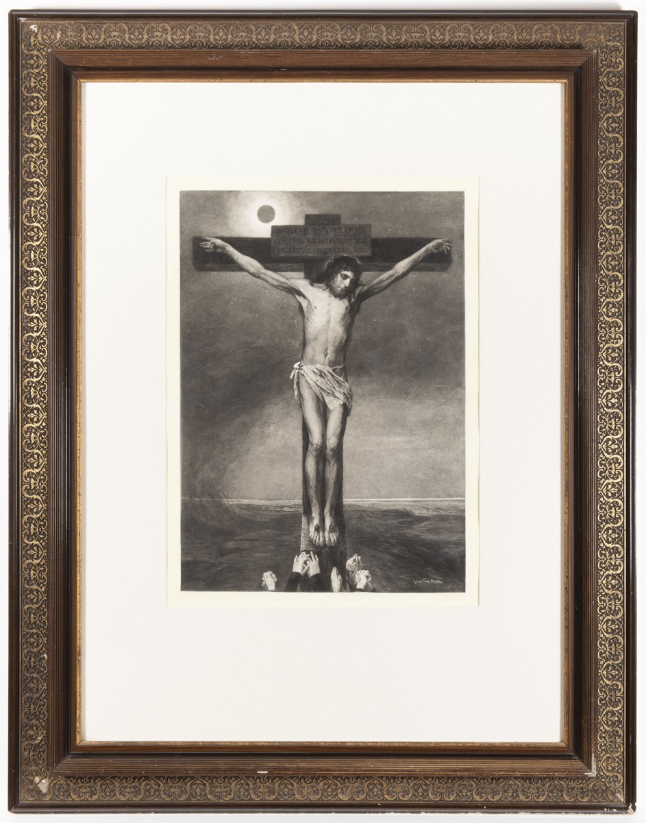 Wilhelm Woernle (1849–1916) Ukřižování podle Gabriela Maxe