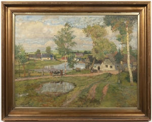 Oldřich Blažíček (1887–1953) Vesnička na Českomoravské Vysočině