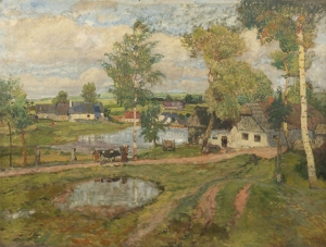 Oldřich Blažíček (1887–1953) Vesnička na Českomoravské Vysočině