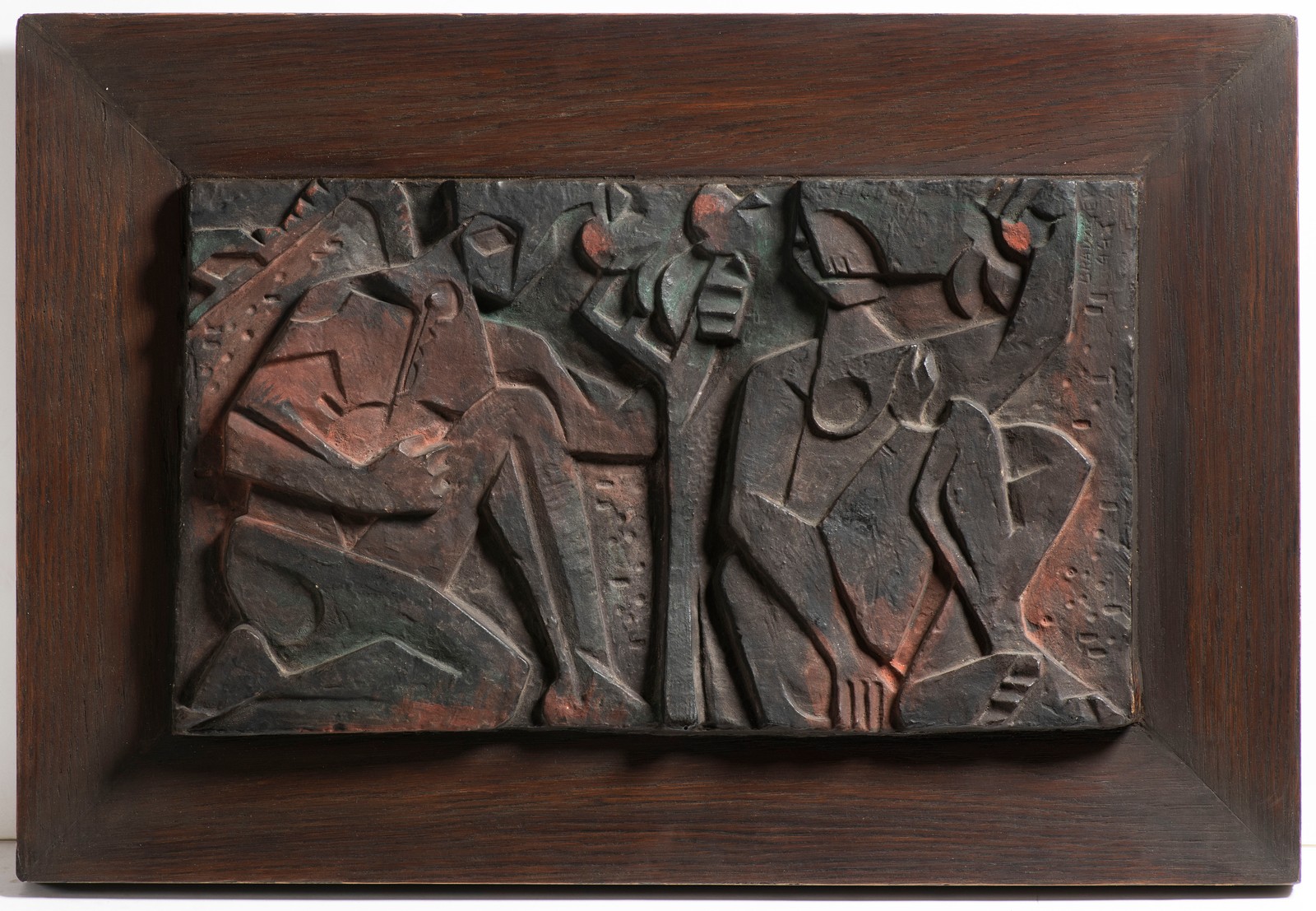 JIŘÍ BRADÁČEK 1922 - 1984 - RELIÉF ZAHRADA