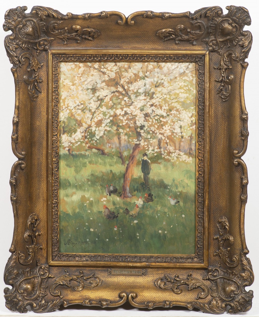 PÁL SZINYEI MERSE 1845 - 1920 - KVETOUCÍ SAD