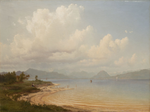 Max Haushofer (1811 - 1866) - U jezera