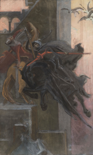 Maxmilián Pirner (1854 - 1924) - Klání