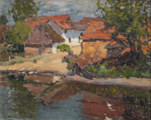 Hudeček Stanislav - Chalupy u rybníka
