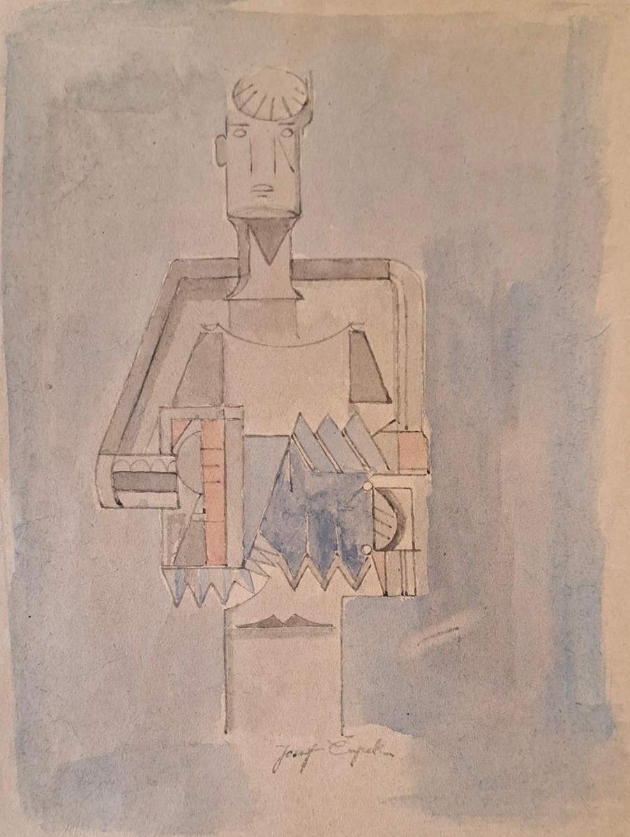 Josef ČAPEK (1887 - 1945) - Harmonikář