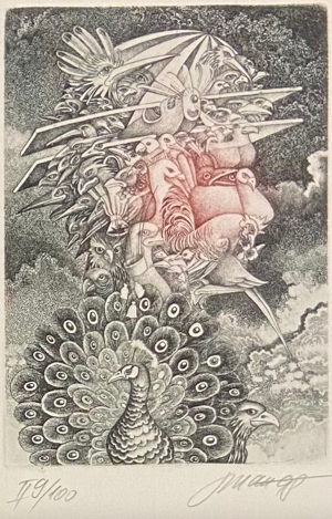 Josef DUDEK (1954) - Konvolut 4 grafik (Giuseppe Arcimboldo)