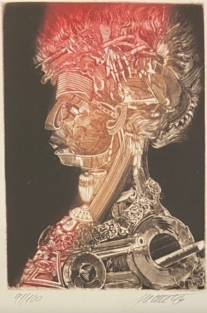 Josef DUDEK (1954) - Konvolut 4 grafik (Giuseppe Arcimboldo)