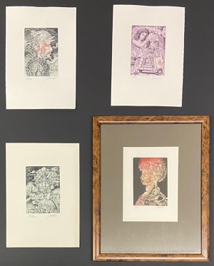 Josef DUDEK (1954) - Konvolut 4 grafik (Giuseppe Arcimboldo)