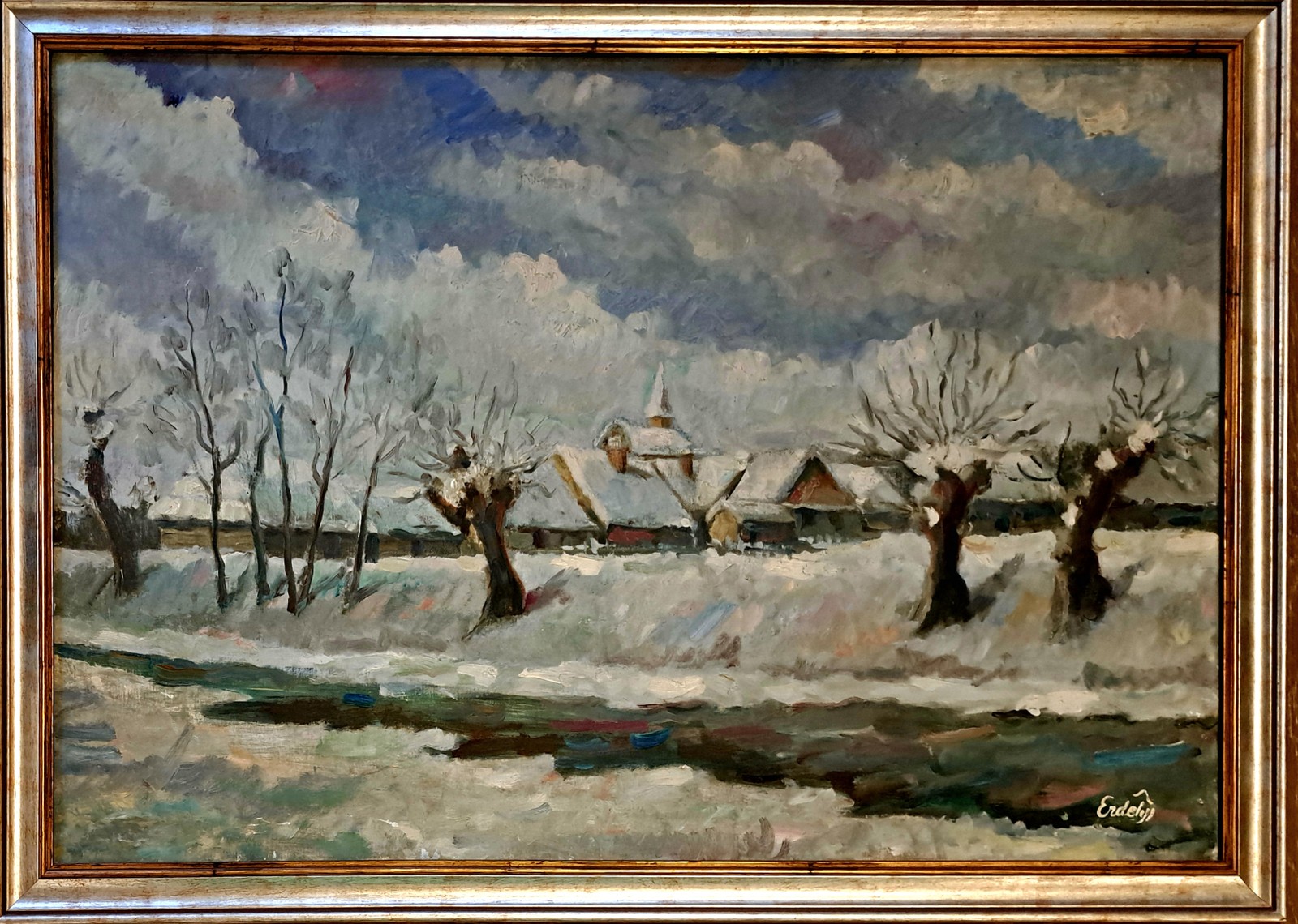 Vojtěch Erdélyi (1891 - 1955) - Zimní ves