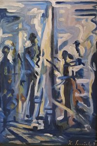 Karel Souček (1915 - 1982) - V kavárně