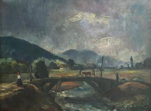 Béla Iványi-Grünwald (1867 - 1940) - Maďarská krajina