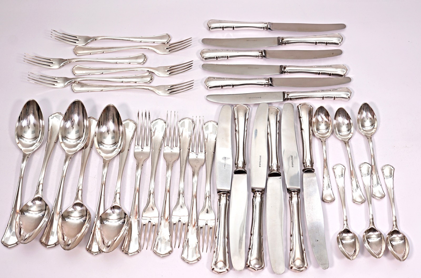 Stříbrné příbory 36 ks - F.Bibus