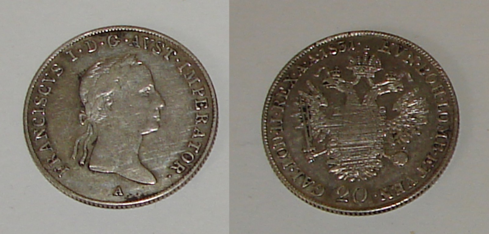 Rakousko, 20 krejcar 1831 A