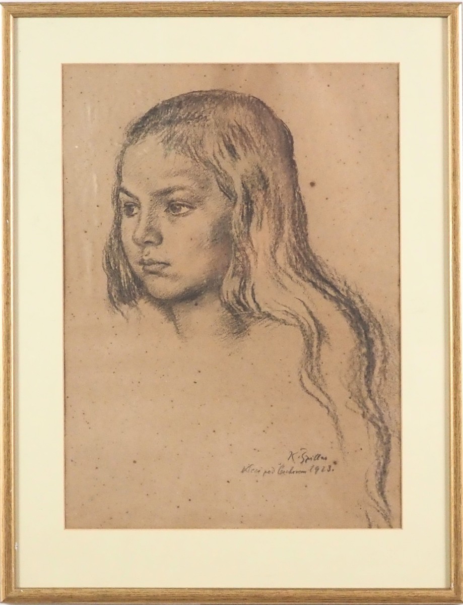 Karel pillar 1871 1939 Klen Pod erchovem 1923 16 EAukce 