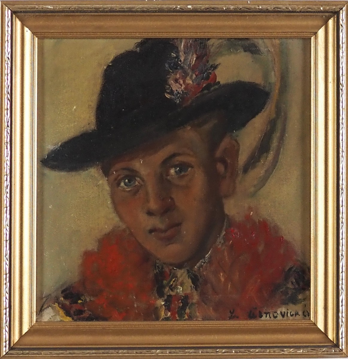 Luisa Černovická (1903 – 2008) – Chlapec v kroji