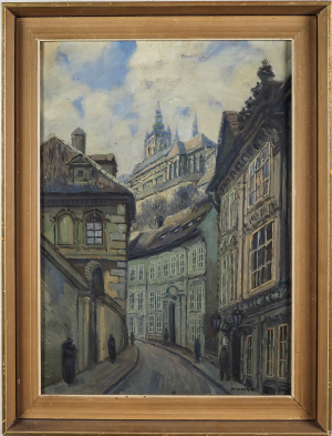 Karel Novák (1915 – 2006) – Valdštejnská ulice v Praze