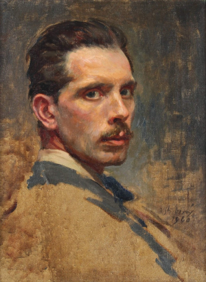 Vladimír Stříbrný (1905 – 1970) - Autoportrét