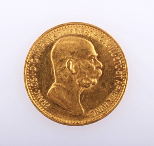 Zlatá mince: Jubilejní 10 Koruna 1908 František Josef I. 1848 - 1908