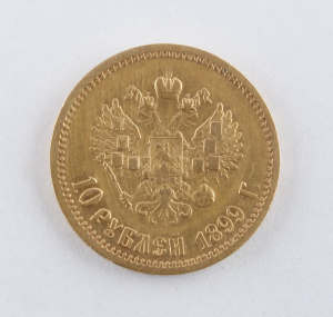 Zlatá mince: 10 Rubl 1899