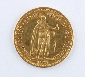 Zlatá mince: 10 Koruna 1894