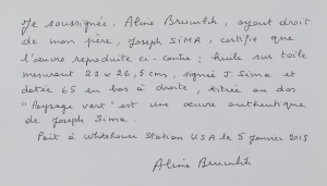 Josef Šíma - Paysage vert / Zelená krajina