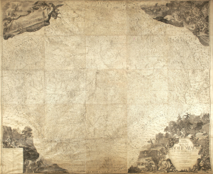 Autor neurčen | Müllerova mapa Čech z roku 1720