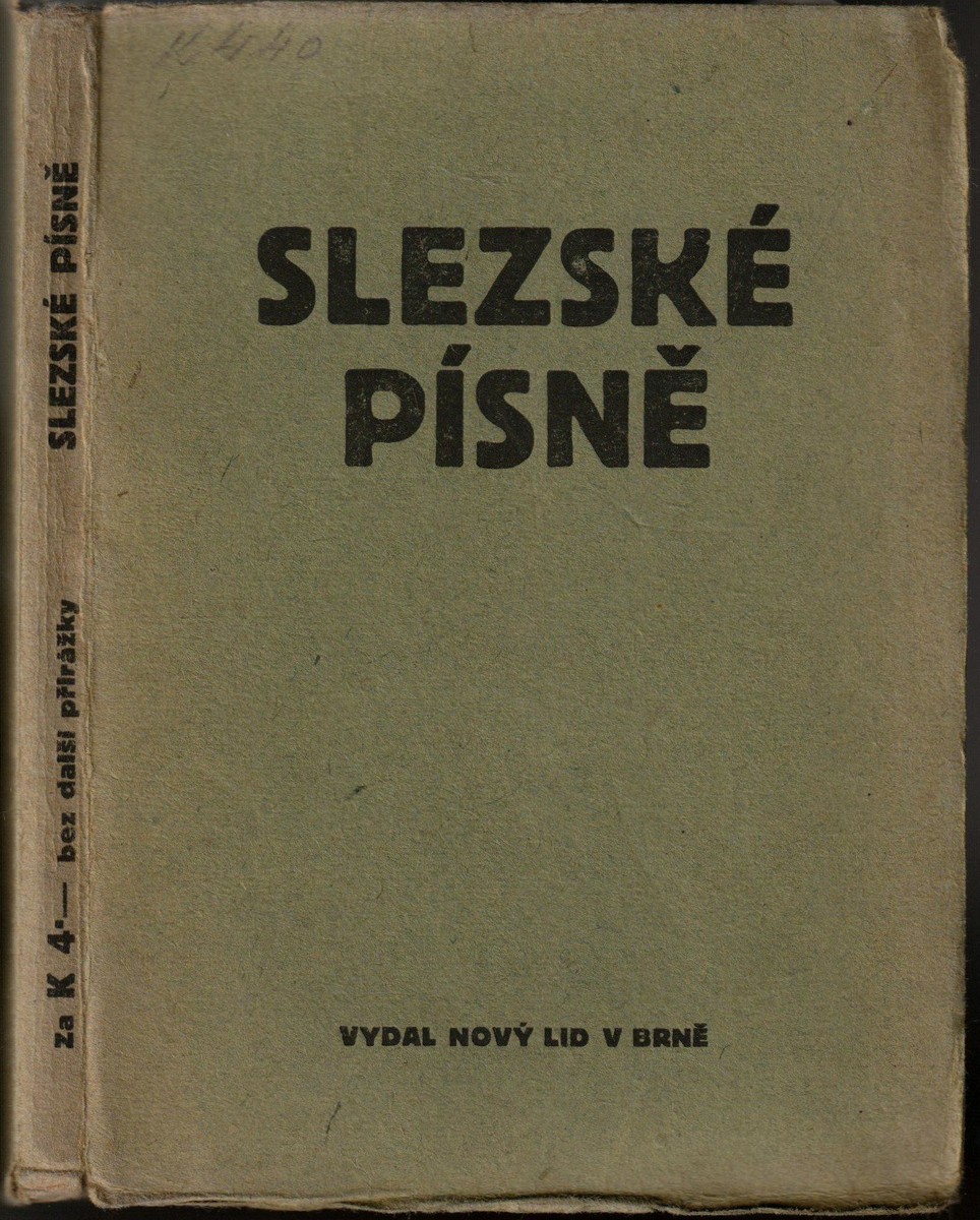Slezské písně / Petr Bezruč (podpis)