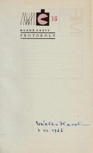 Protokoly / Václav Havel (podpis)