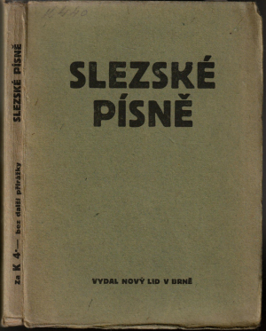 Slezské písně / Petr Bezruč (podpis)