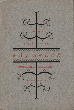 Ráj srdce / Zdeněk Kalista (podpis)