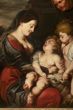 Mary and Elisabeth with Jesus and John (Antwerp 1597-1655 ibid.) 