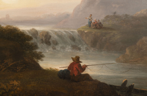 Pastoral Landscape with a Fisherman