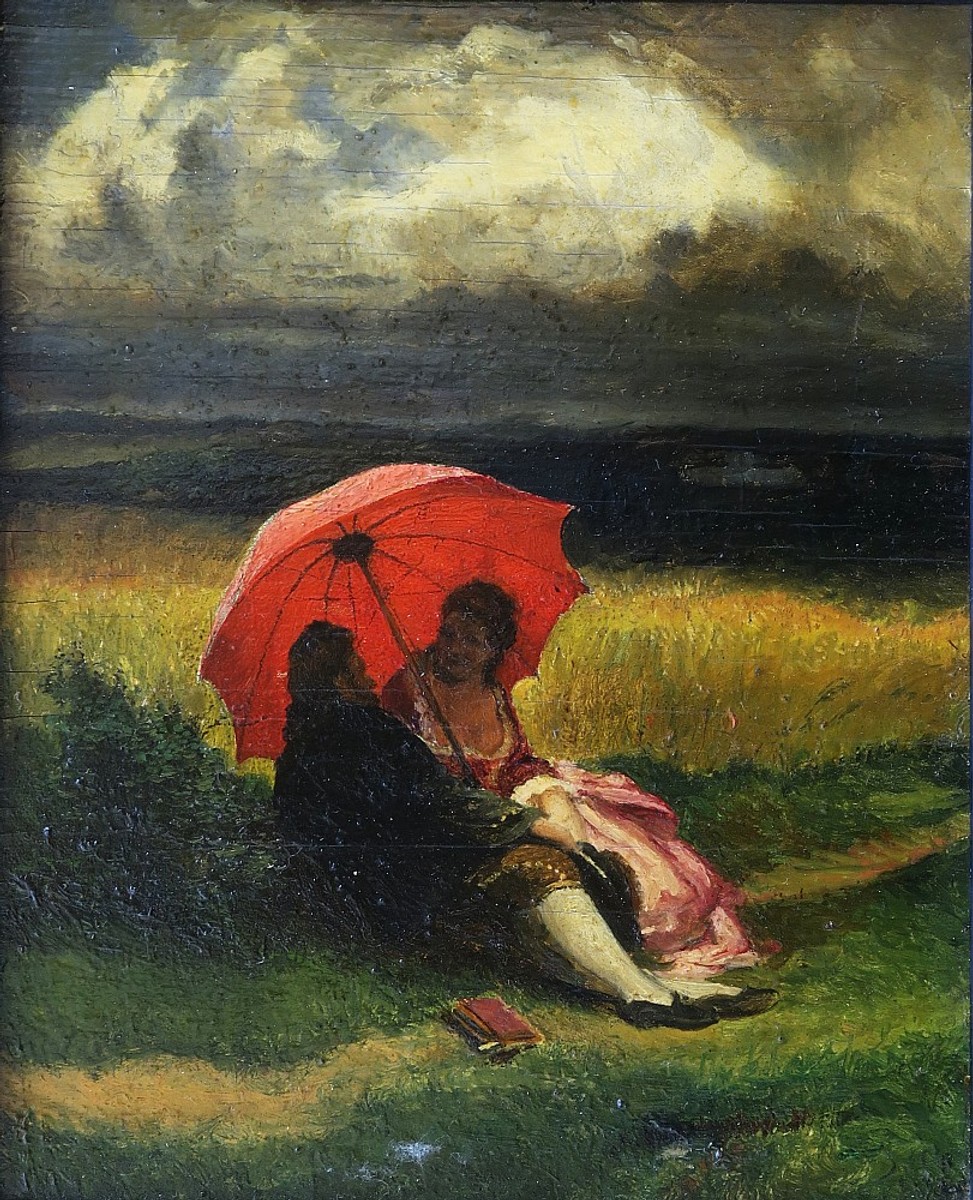 Josef Tomáš Blažek  - Milenci (podle Jos. Mánesa)