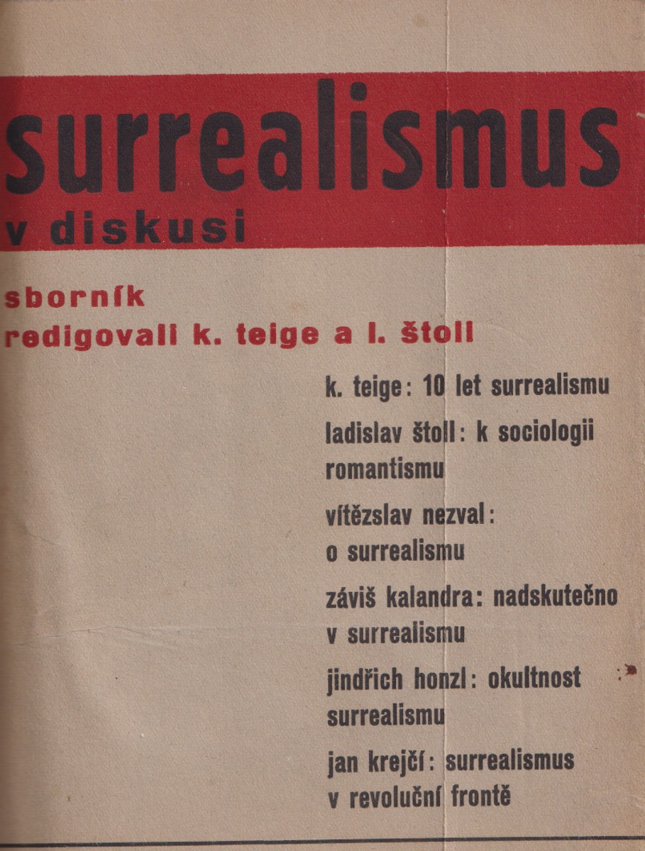 Karel Teige - Surrealismus v diskusi