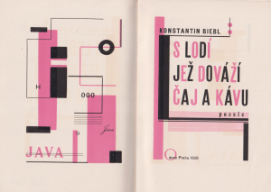 Karel Teige - Konstantin Biebl: S lodí jež dováží čaj a kávu
