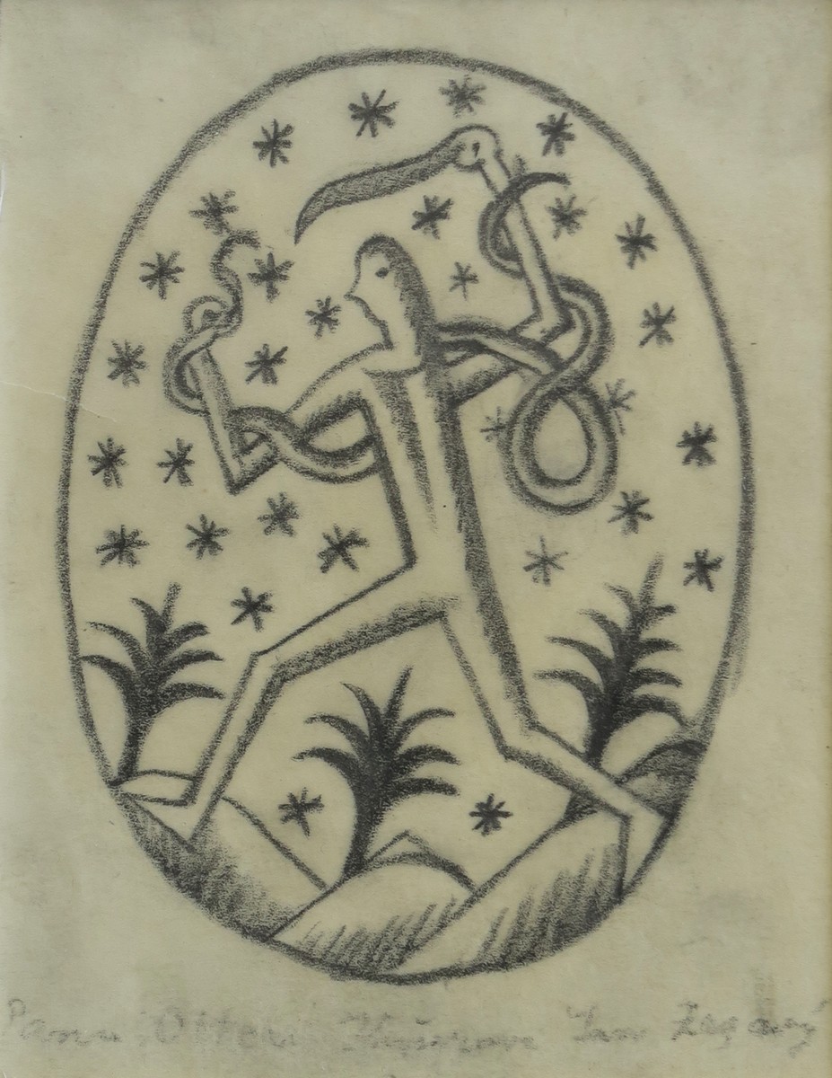 Jan Zrzavý - Postava s hadem