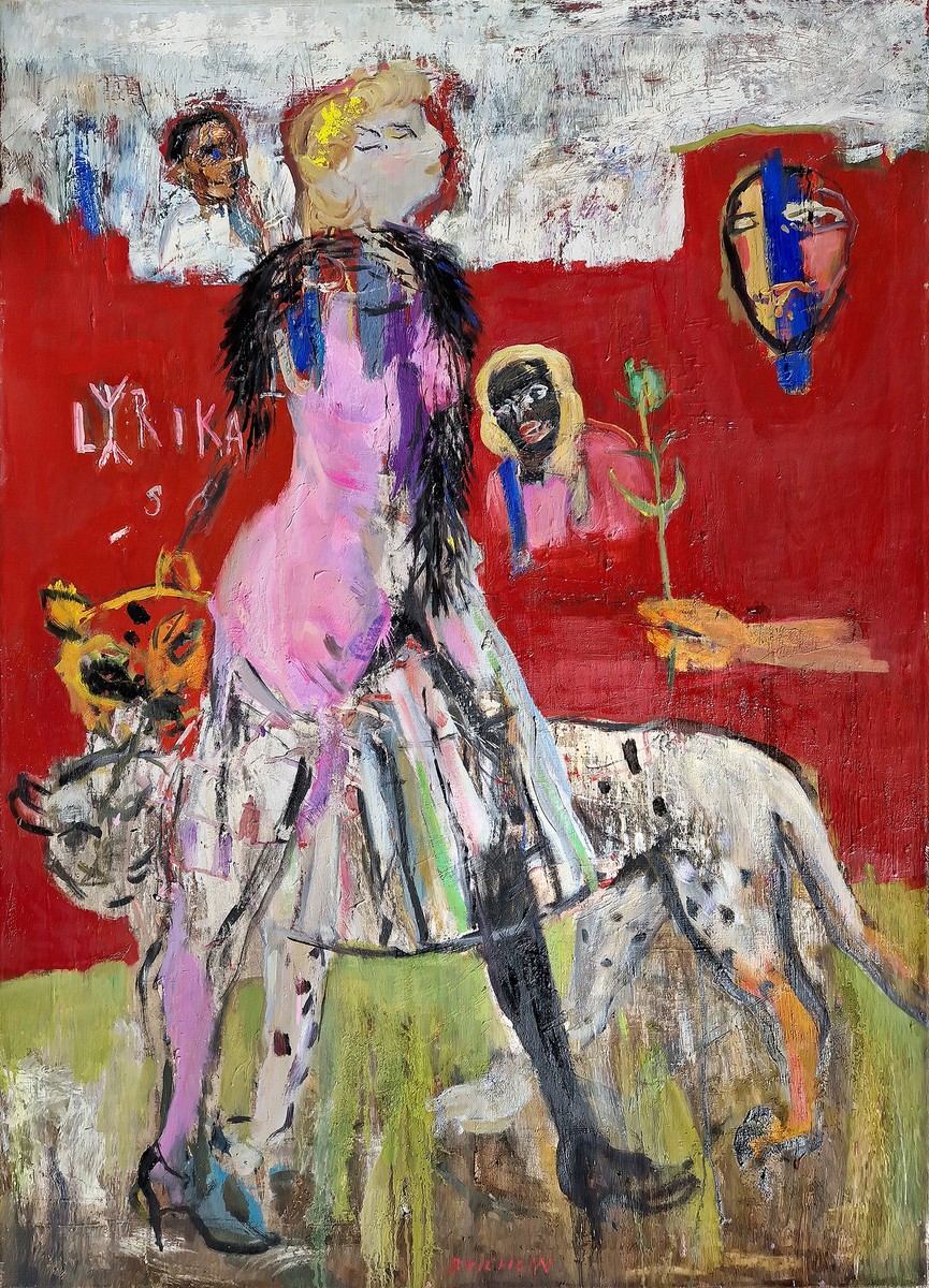 Brichcín Roman (* 1958) - Žena s leopardem