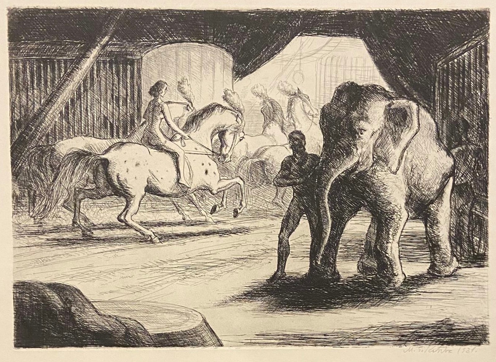 Emil KOTRBA (1912-1983) - Cirkus - velký formát