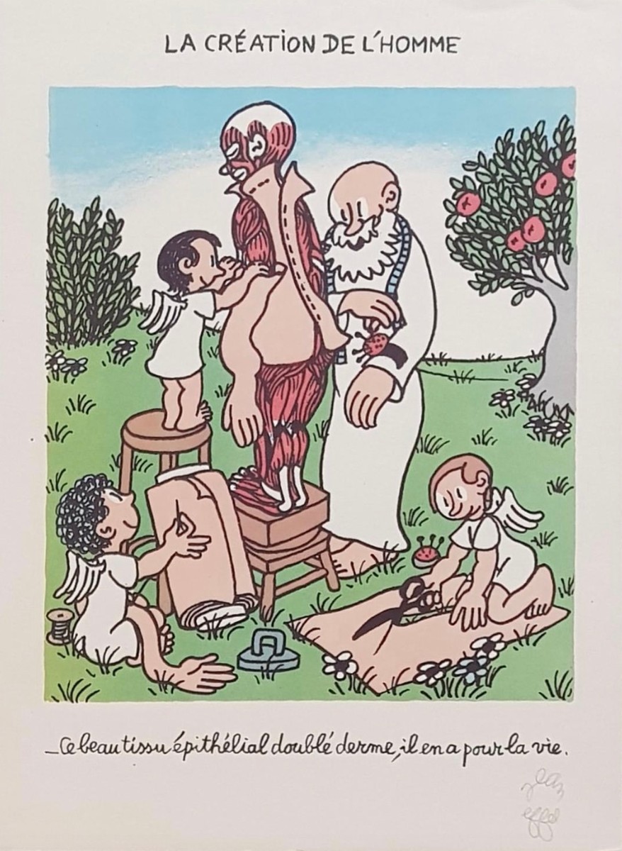 Jean EFFEL (1908 - 1982) - Tato krásná kůže mu vydrží celý život