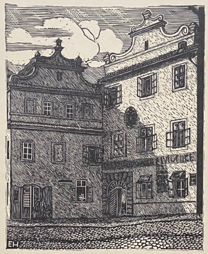 Eduard HNILIČKA (1887-1967) - Stará radnice na Hradčanech