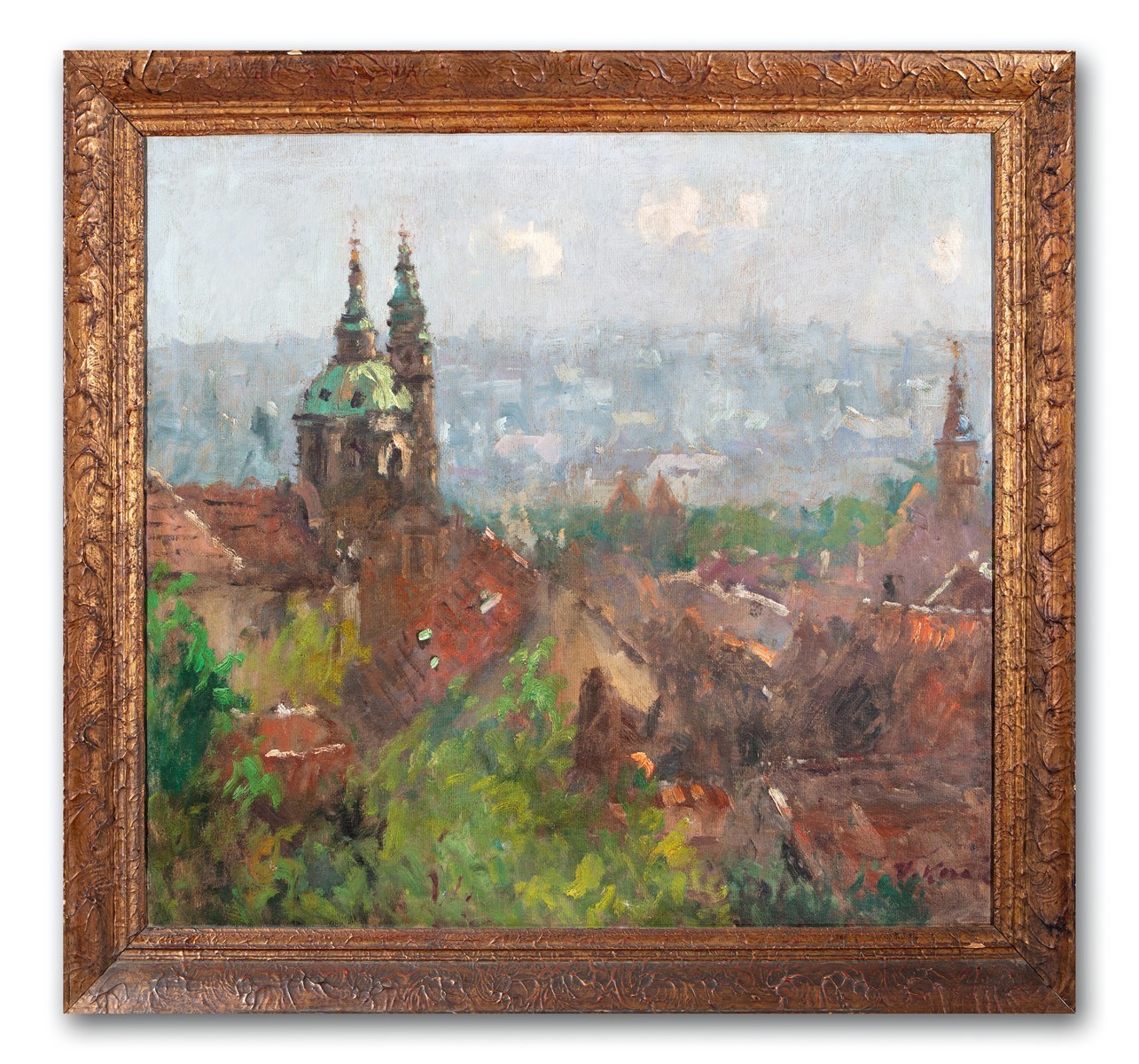 Kozák Václav - Pohled na Prahu
