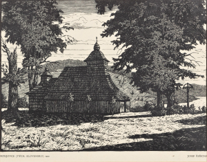 Řeřicha Josef - Kostely - 6 dřevorytů