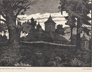 Řeřicha Josef - Kostely - 6 dřevorytů