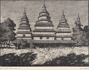 Řeřicha Josef - Kostely - 6 dřevorytů