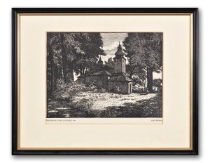 Řeřicha Josef - Kostely - 6 dřevorytů