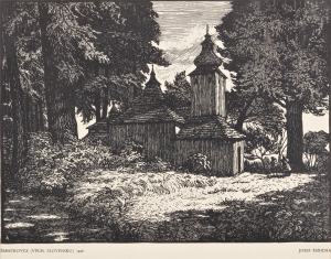 Řeřicha Josef - Kostely - 6 dřevorytů